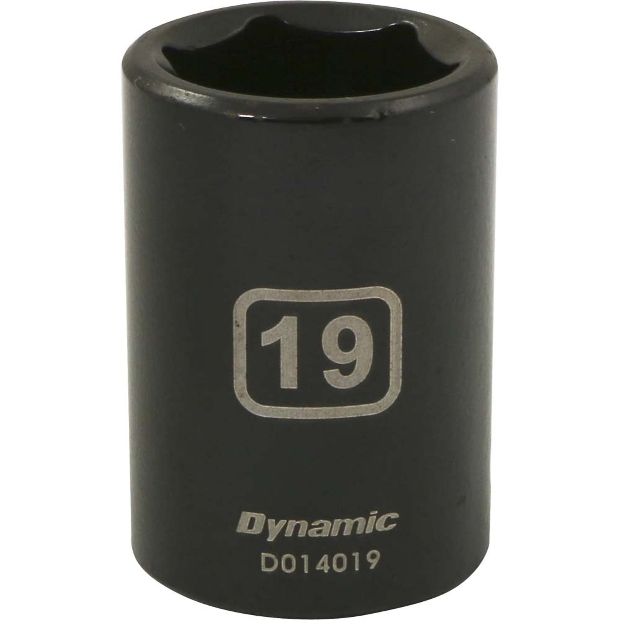 Dynamic Tools 1/2" Drive 6 Point Metric, 19mm Standard Length, Impact Socket